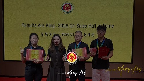 Glory Crown, Forge Ahead | 2026 Q1 Sales Award Ceremony Concluded Successfully