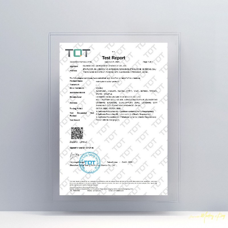 CA 65 Compliance Report