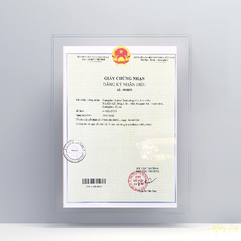 Giấy chứng nhận đăng ký thương hiệu