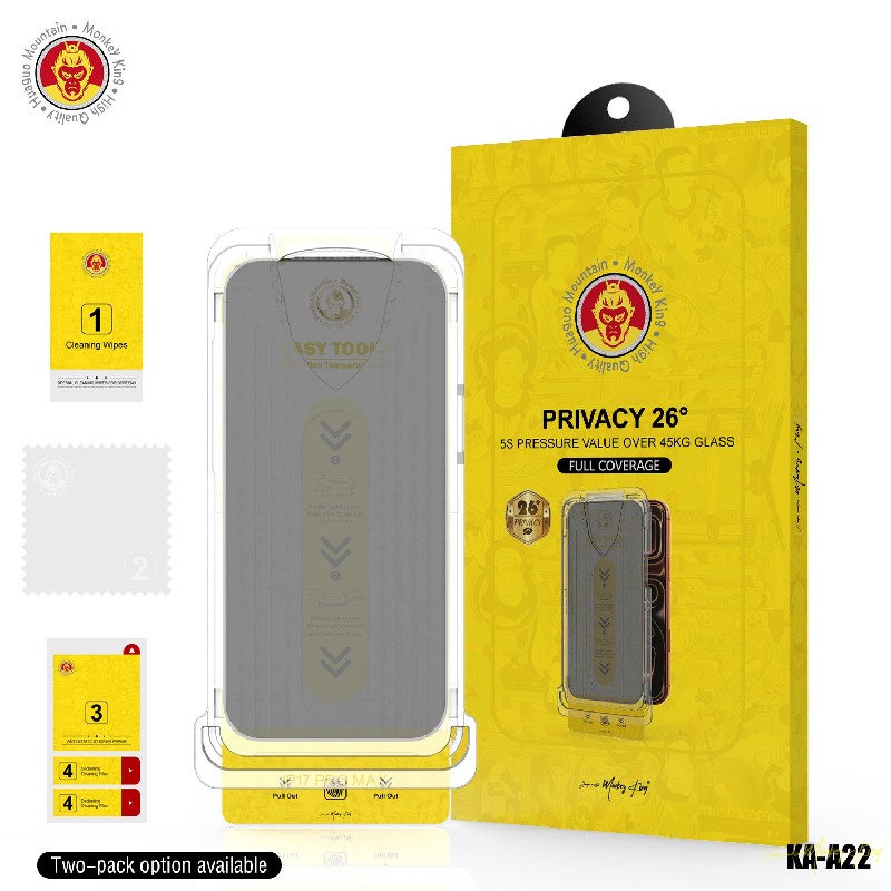 Huaguo Mountain · Monkey King  Magic Box Screen Protector Kit Tempered Glass